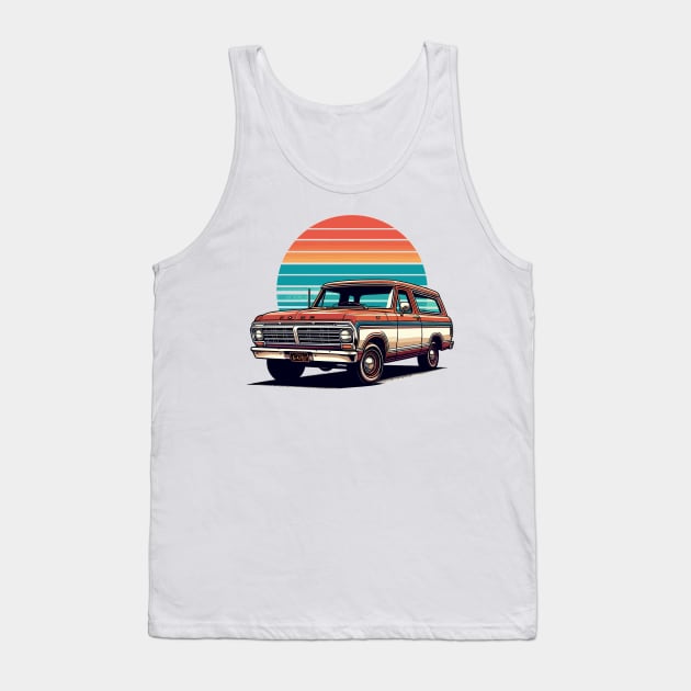 Vintage Ford Tank Top by Vehicles-Art